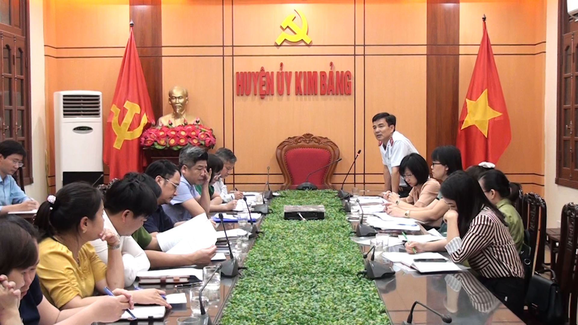 doan kiem tra lien nganh cua tinh ve kiem tra vsattp huyen kim bang.jpg